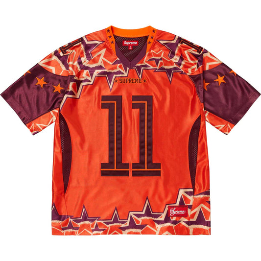 Supreme Orange Stars Football Jersey