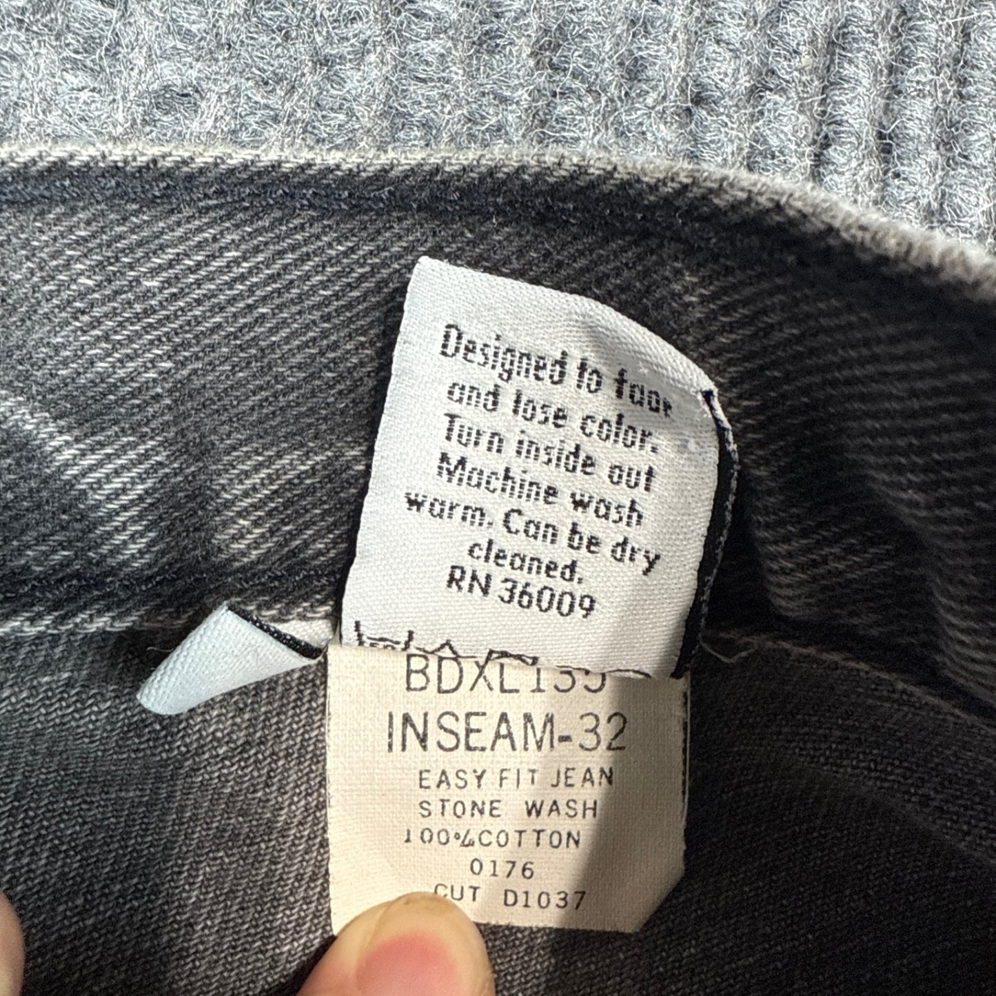 Calvin Klein Easy Fit Jeans - Stone Wash Gray (30x32)