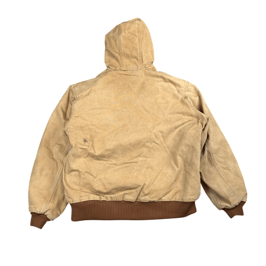 Carhartt Hooded Work Jacket - Brown (L)