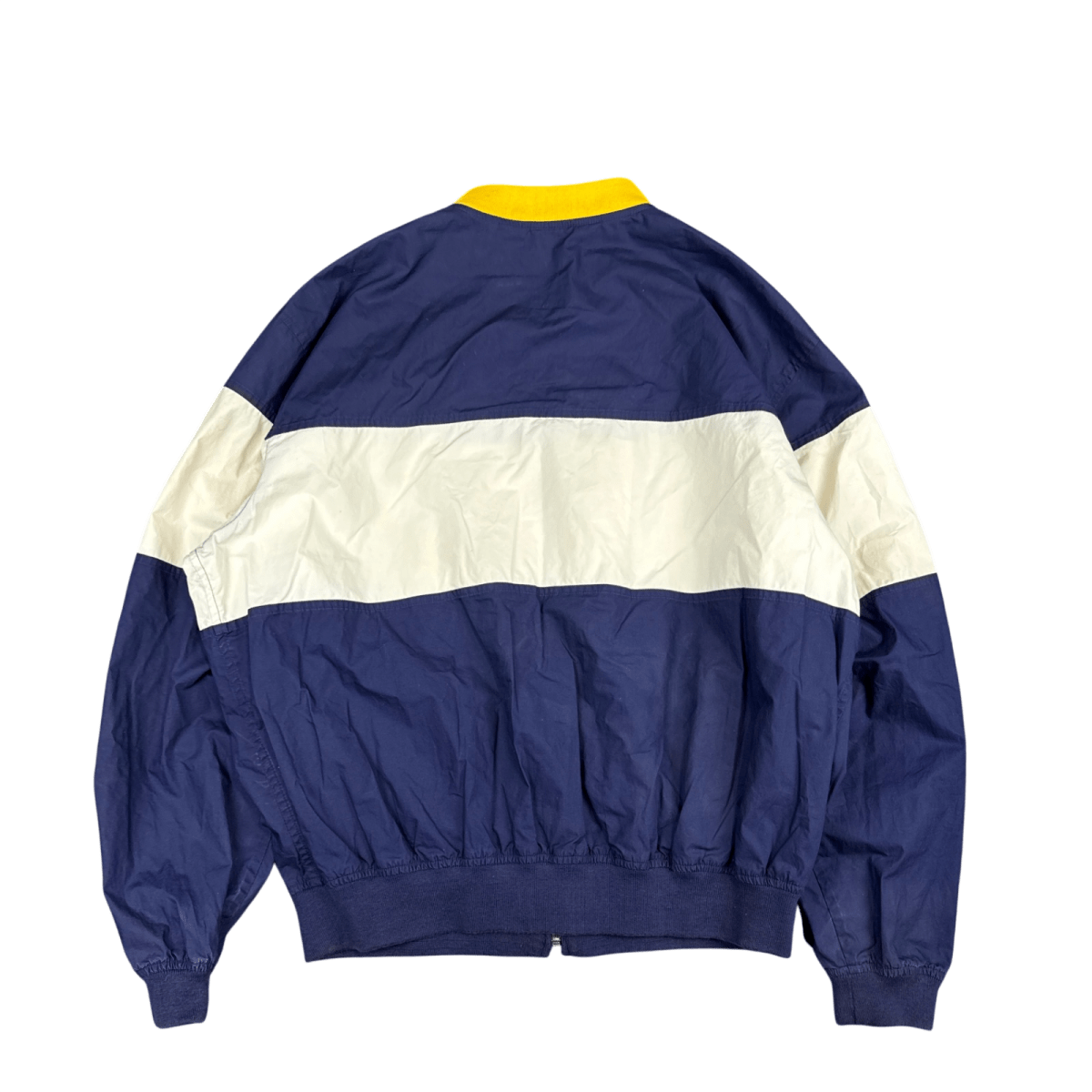 Polo by Ralph Lauren Windbreaker - Navy Blue & Cream (XL)