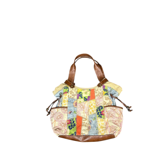 Fossil Patchwork Tote Bag - Multicolor