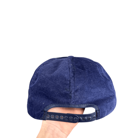 Mercedes-Benz Convertible Corduroy Hat - Navy Blue