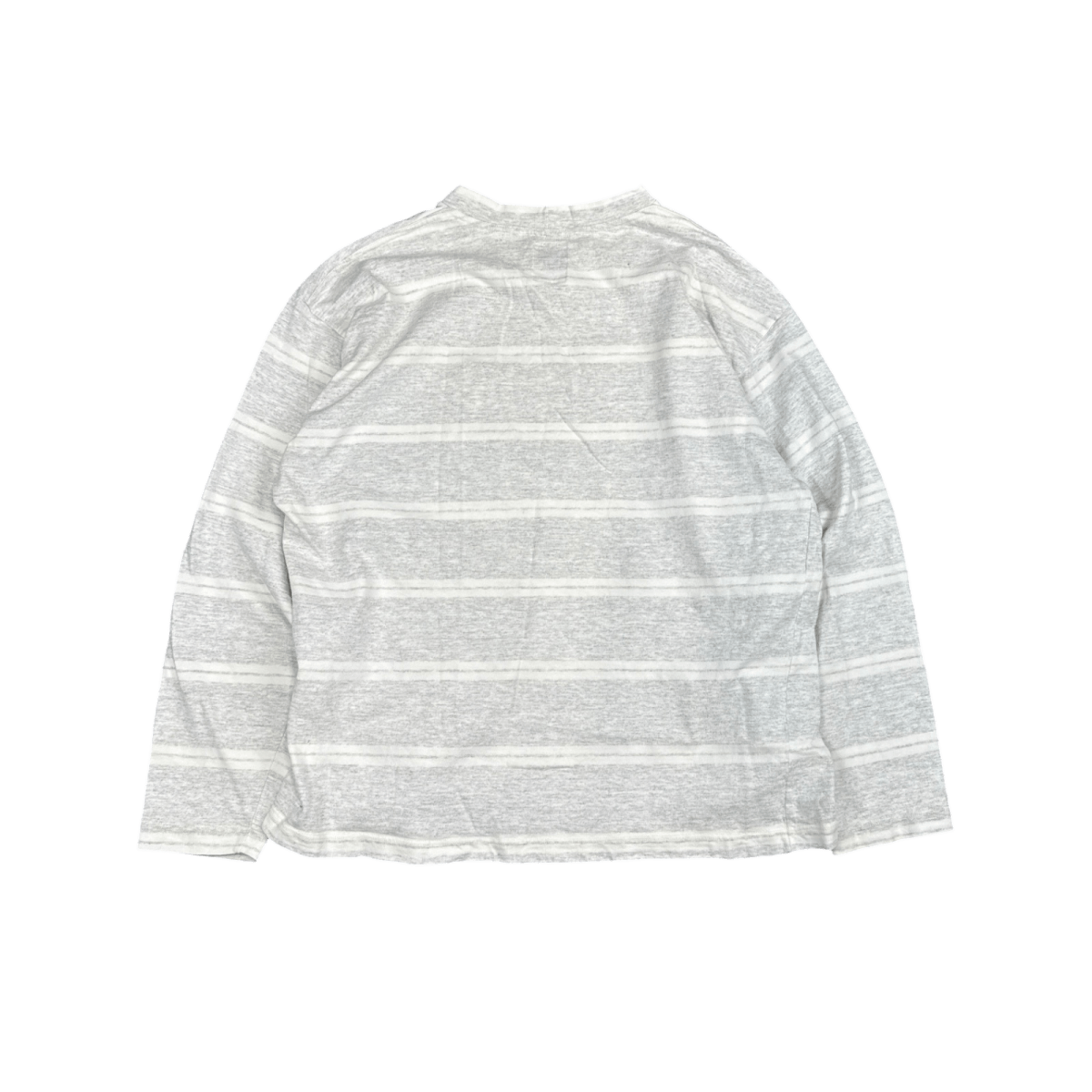 Georges Marciano Guess Striped Long Sleeve - Light Gray/White (L)