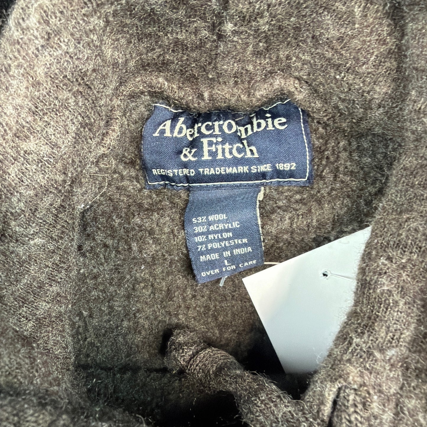 Abercrombie & Fitch Wool Hoodie - Brown (L)