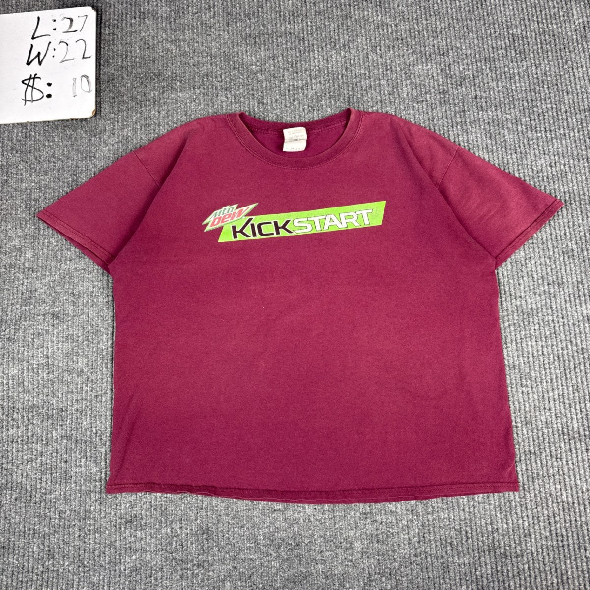 Gildan Kickstart Tee - Burgundy (L)