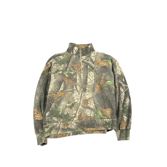 Vintage Camo Fleece Pullover - Camouflage