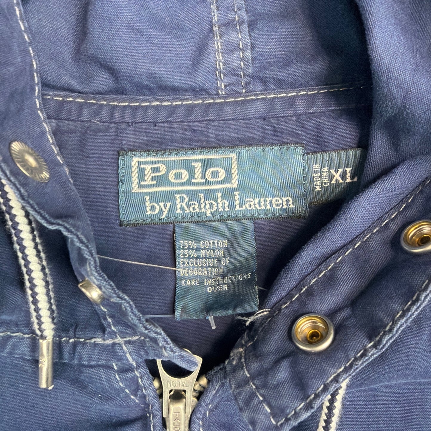 Polo by Ralph Lauren Hooded Jacket - Navy Blue (XL)