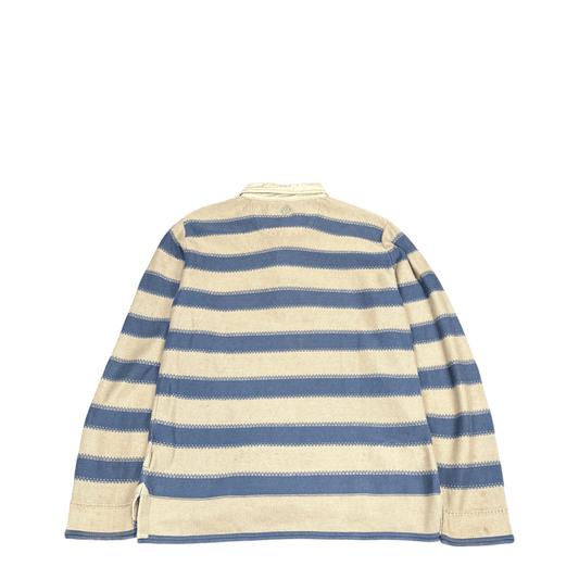 Far Face Striped Pullover - Tan/Gray (S)