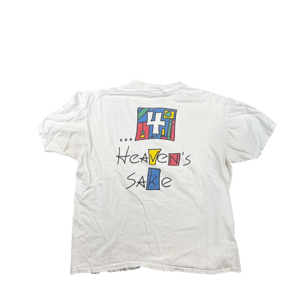 Oneita Power-T What on Earth Are You Doing T-Shirt - White (XL)