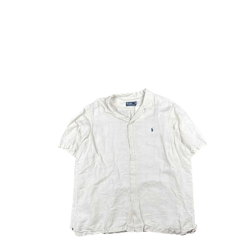 Polo by Ralph Lauren Short Sleeve Button-Up - Cream (XL)