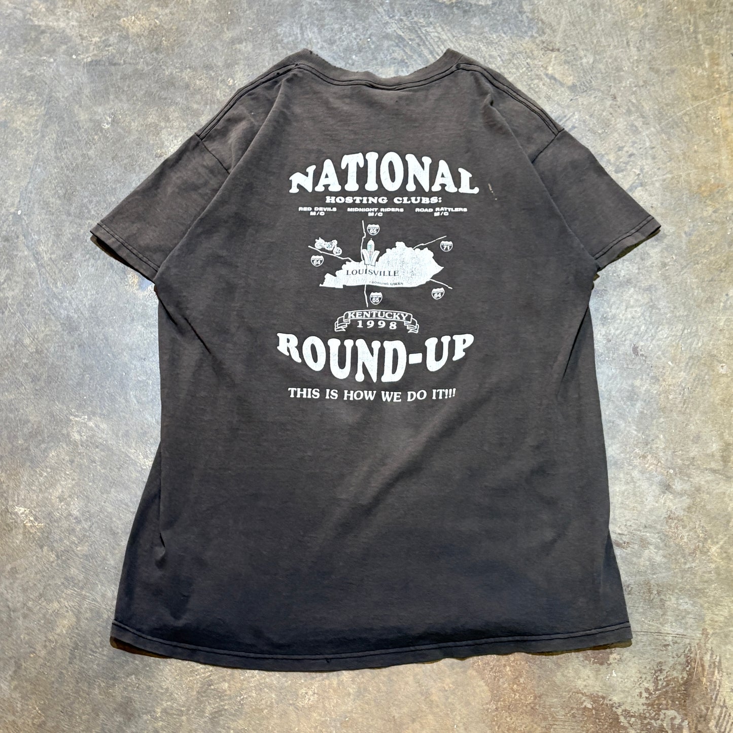 Vintage Louisville National Round 10 Tee Black