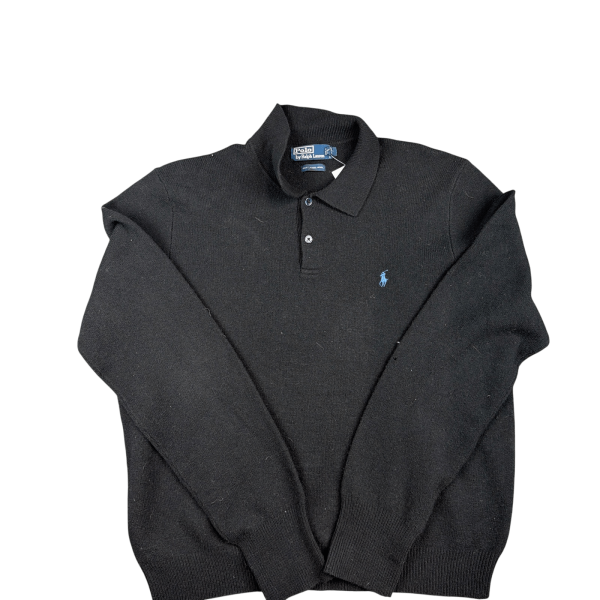 Polo by Ralph Lauren Lambswool Polo - Black (M)