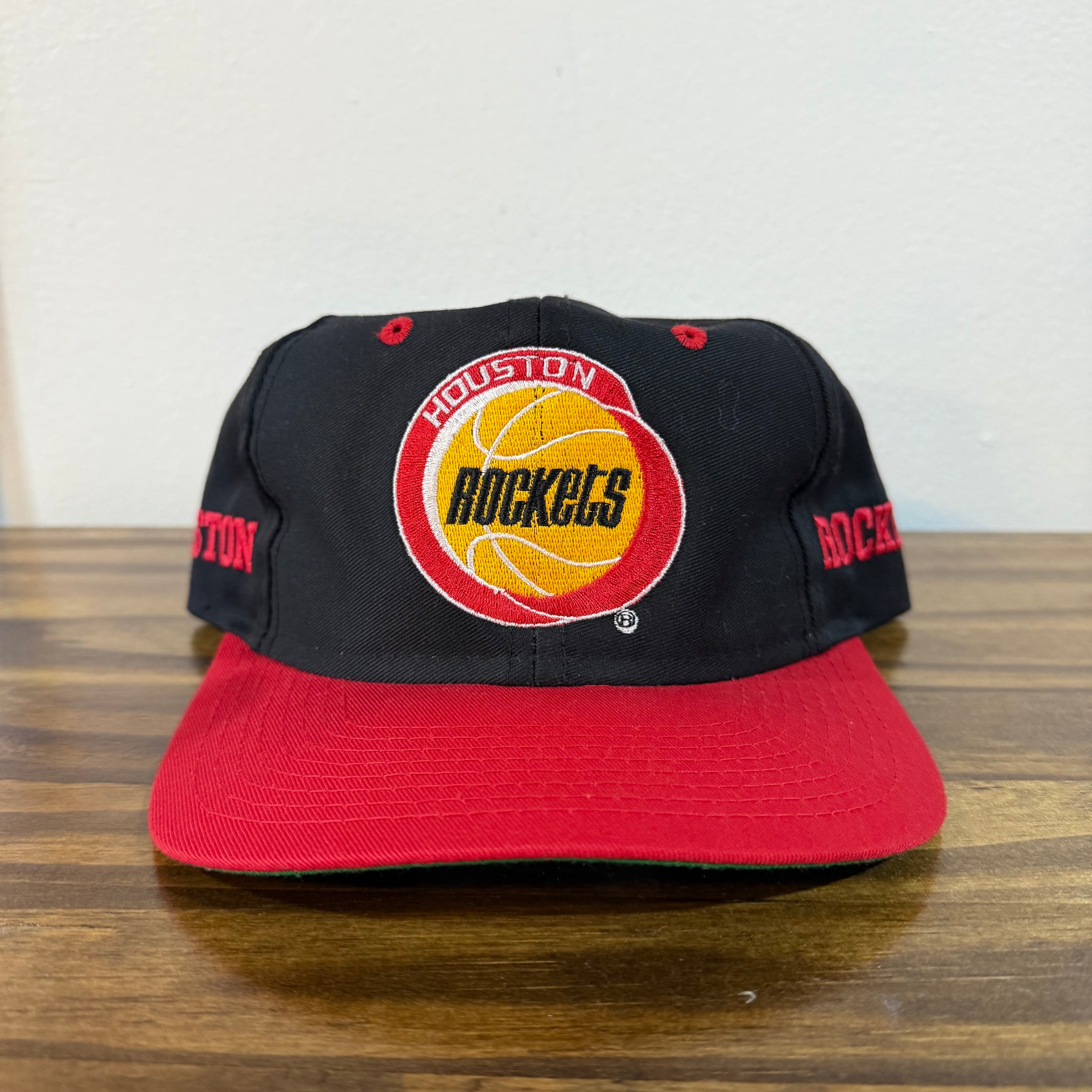 DS Black Houston Rockets Red Brim Hat