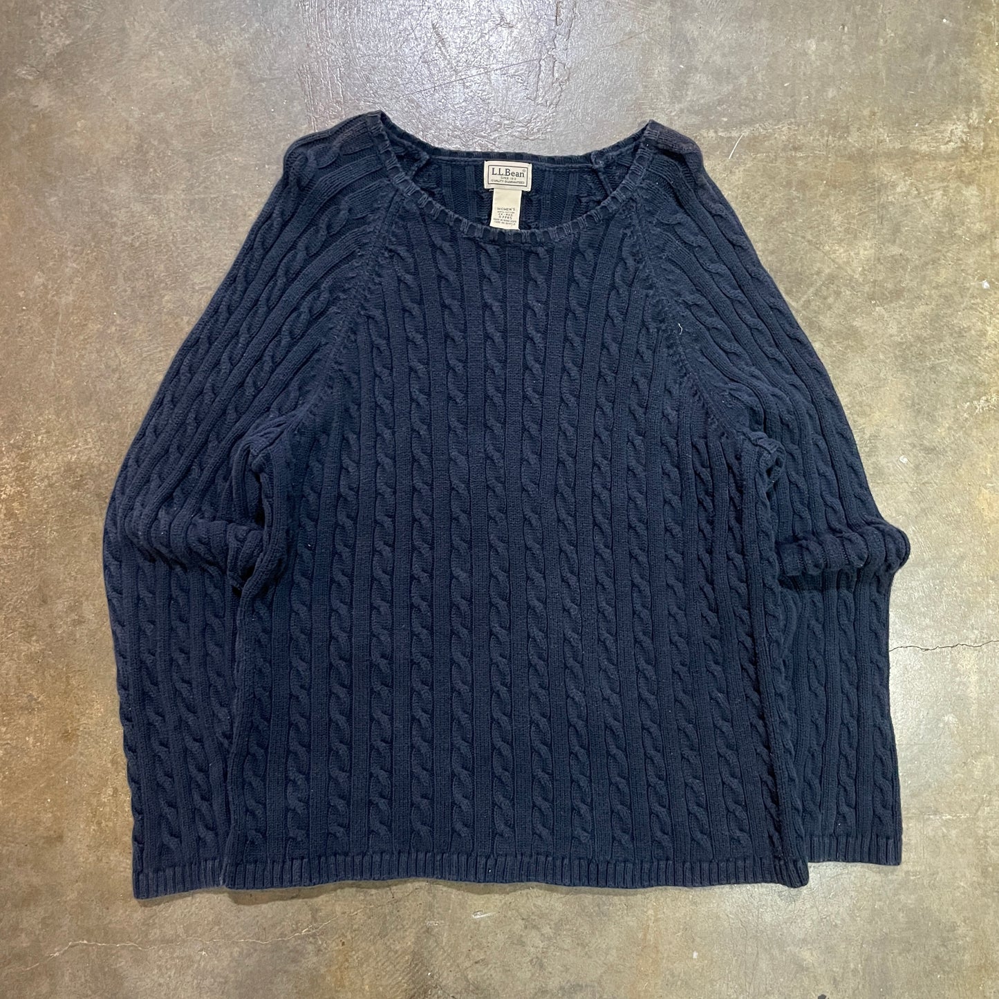 Navy LL Bean Women's Sweater