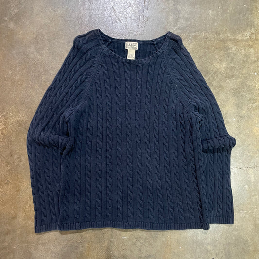 Navy LL Bean Women's Sweater