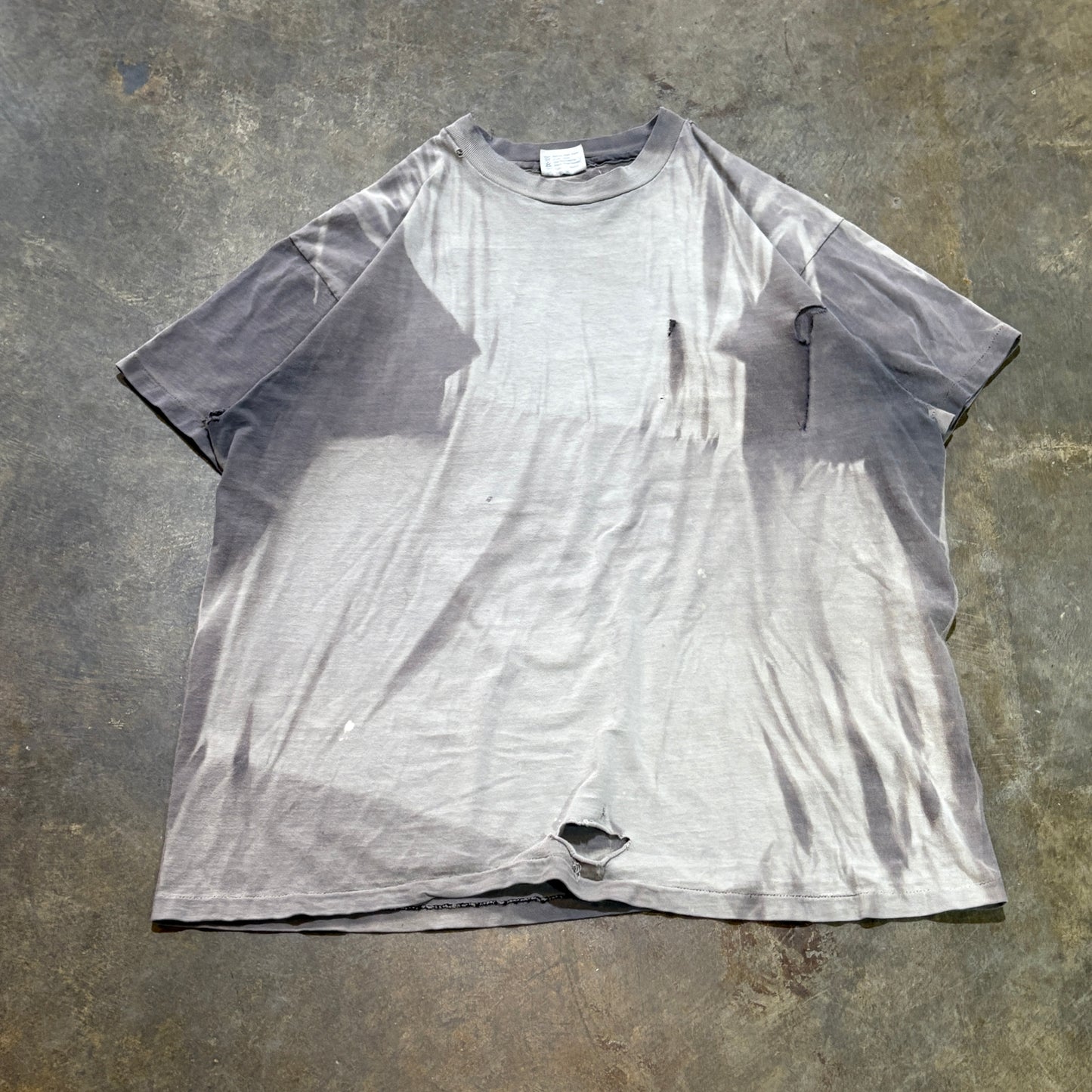 1990s Hanes Beefy-T 'Here and Now' Graphic Tee (XL)