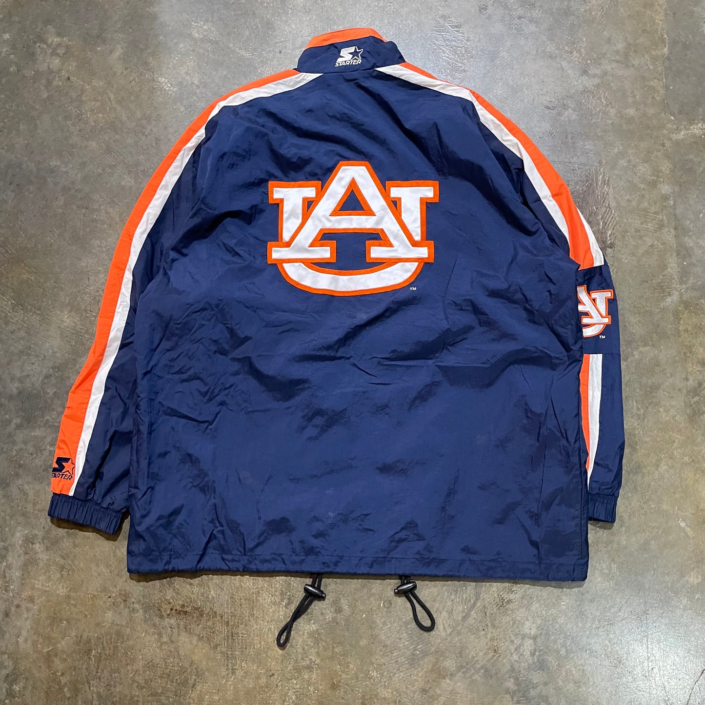 Auburn Starter Back Logo Windbreaker