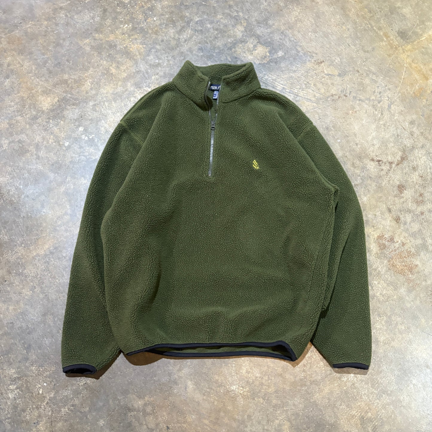1990s Ruth Fleece Quarter-Zip Pullover (M)