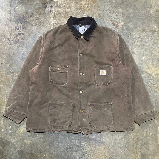 Faded Brown Carhartt Chore Coat6