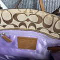 Coach Signature Jacquard Tote - Brown (null)