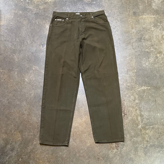 Calvin Klein Jeans Brown Cotton Pants (34x32)