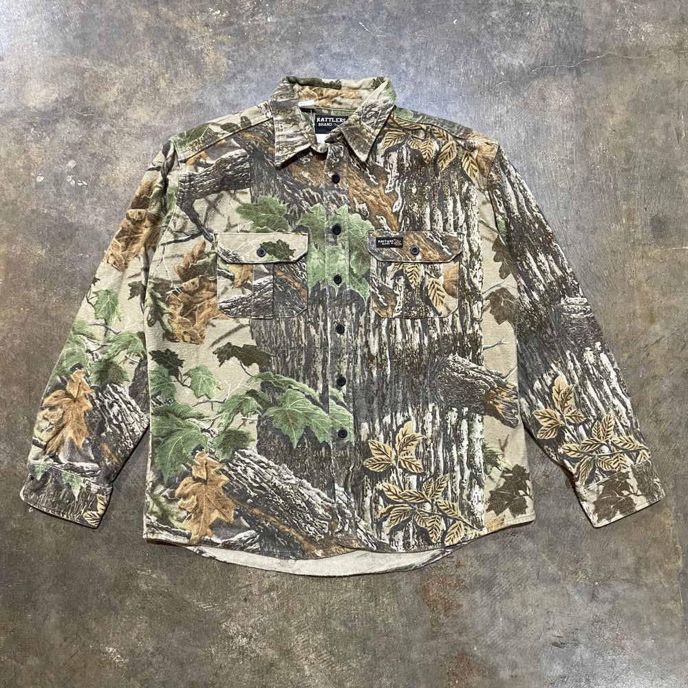 Rattler's Brand Camo Button Down