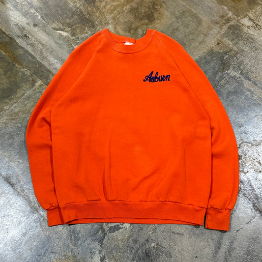 Simple Auburn Embroidered Jerzees Crewneck