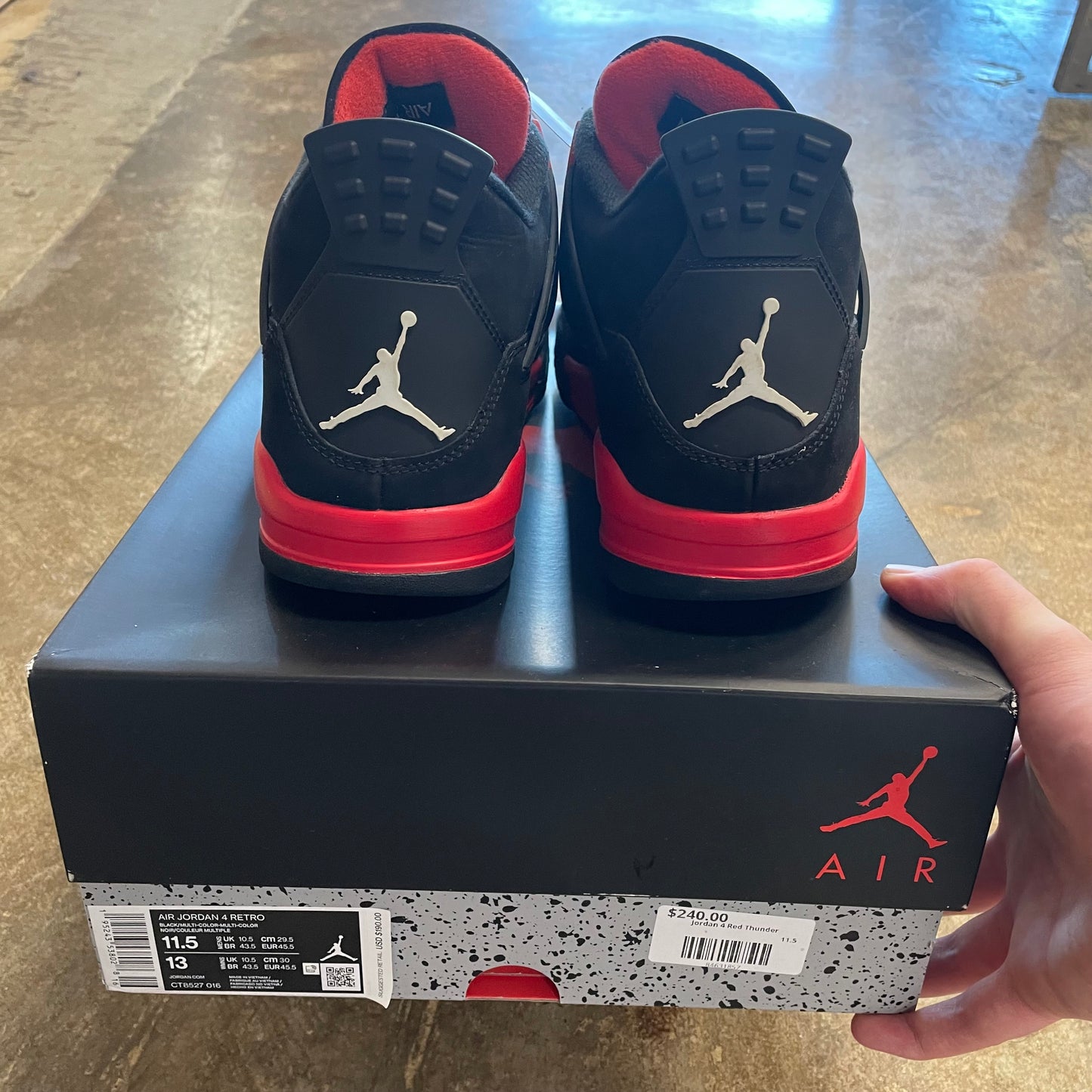 Jordan 4 Red Thunder