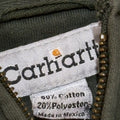 Green Carhartt Tonal Zip Up Hoodie