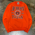 Auburn Tigers Spellout with Tiger Eye and Crest Crewneck