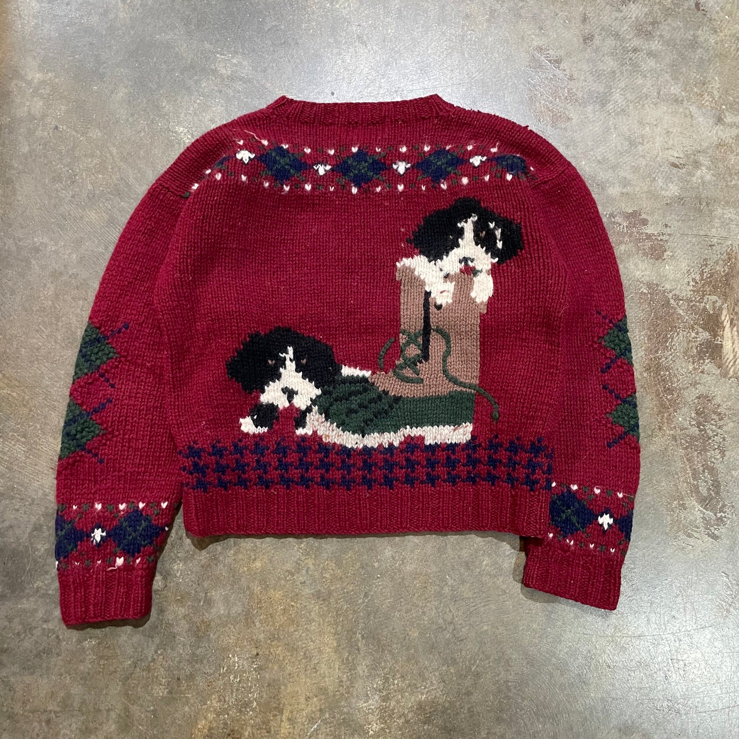Woolrich Red Dog House Christmas Sweater