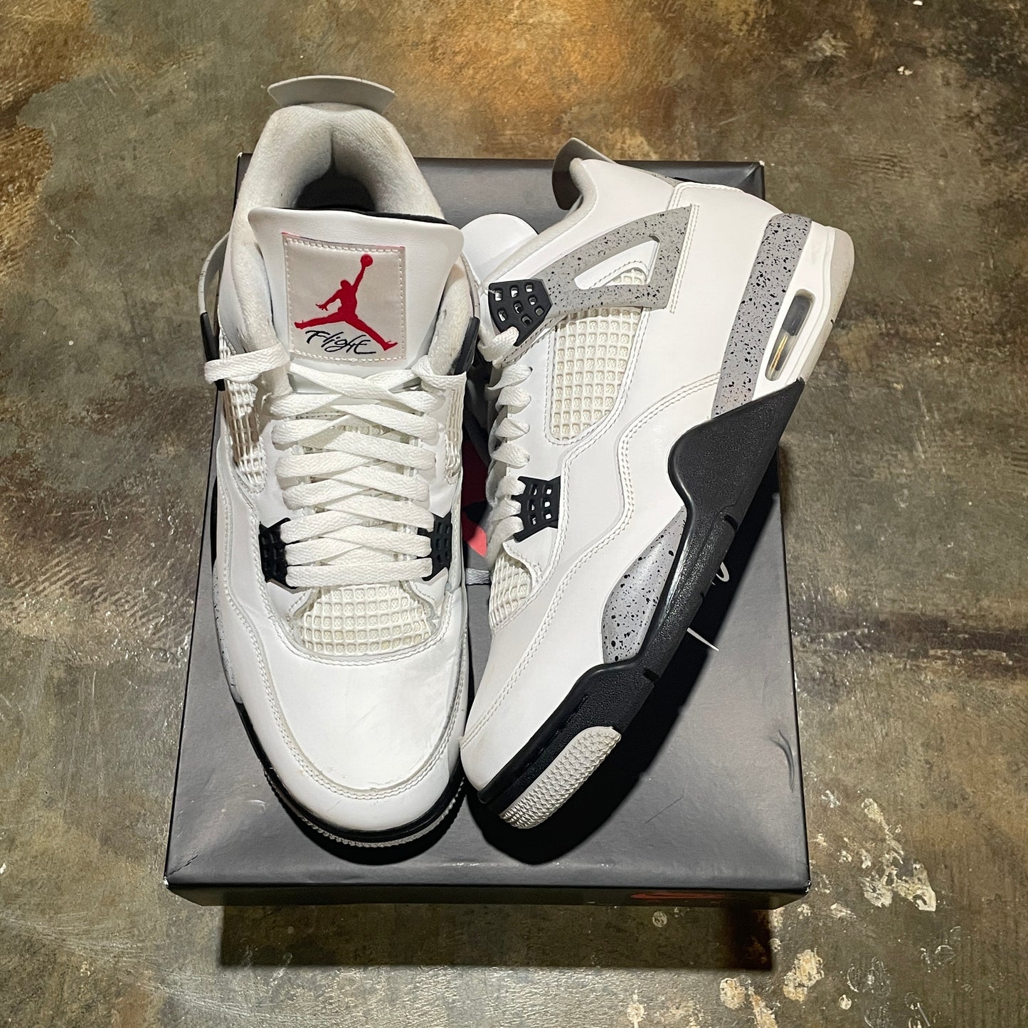 Jordan 4 White Cement 2025 Used