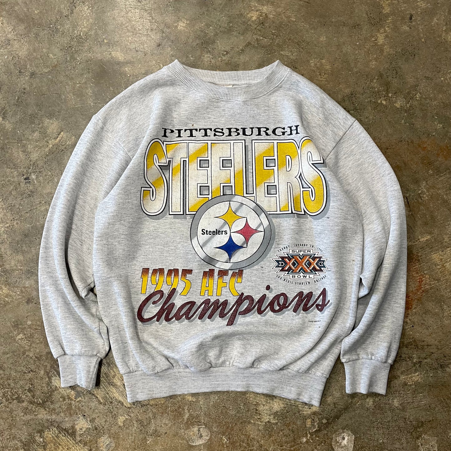 Vintage 1995 Steelers AFC Champions Crewneck