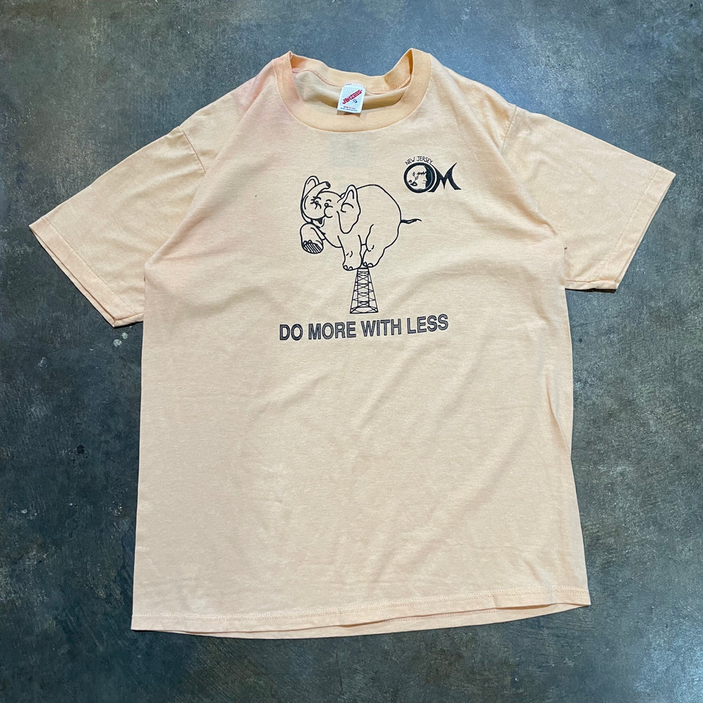 Do More With Less Elephant tee