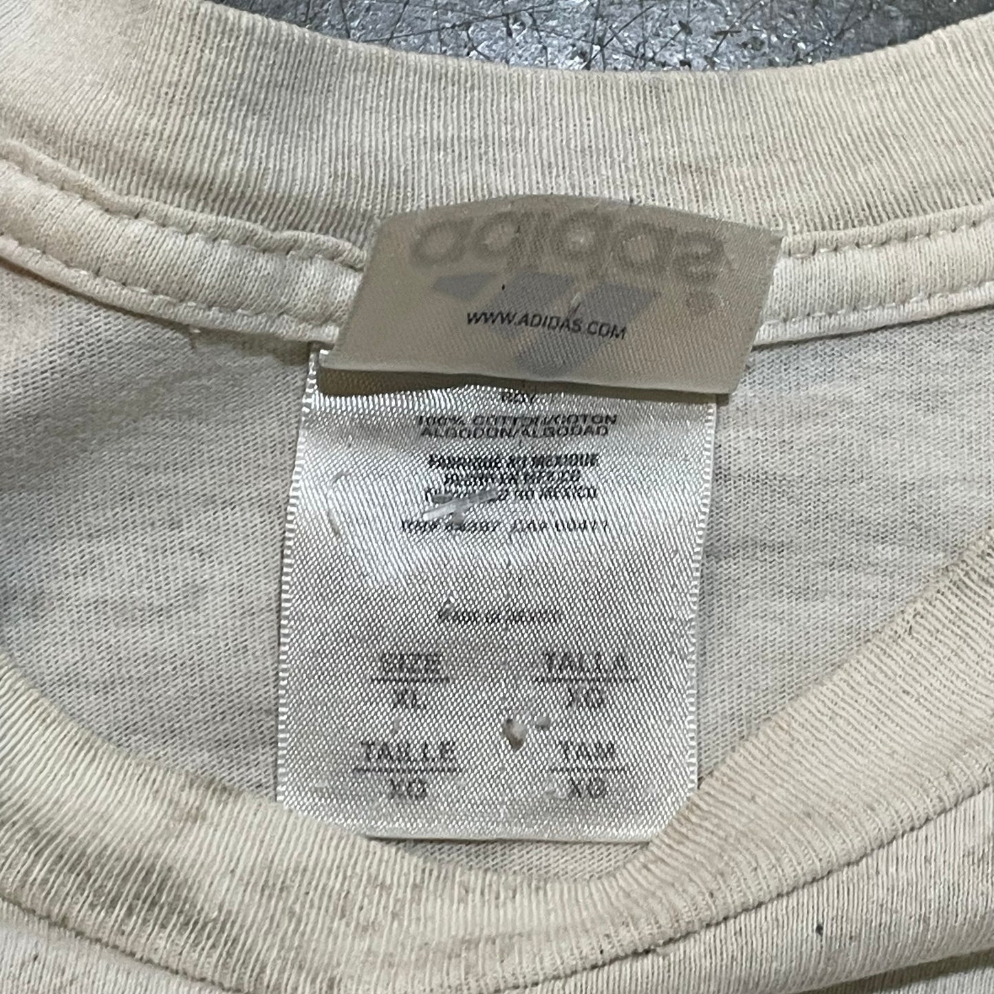 Paint Splatter Adidas White Tee