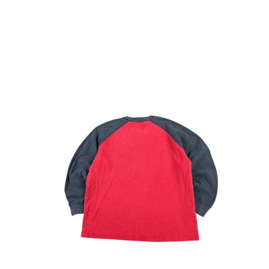 Abercrombie 92 Patch Crewneck - Red & Charcoal (L)