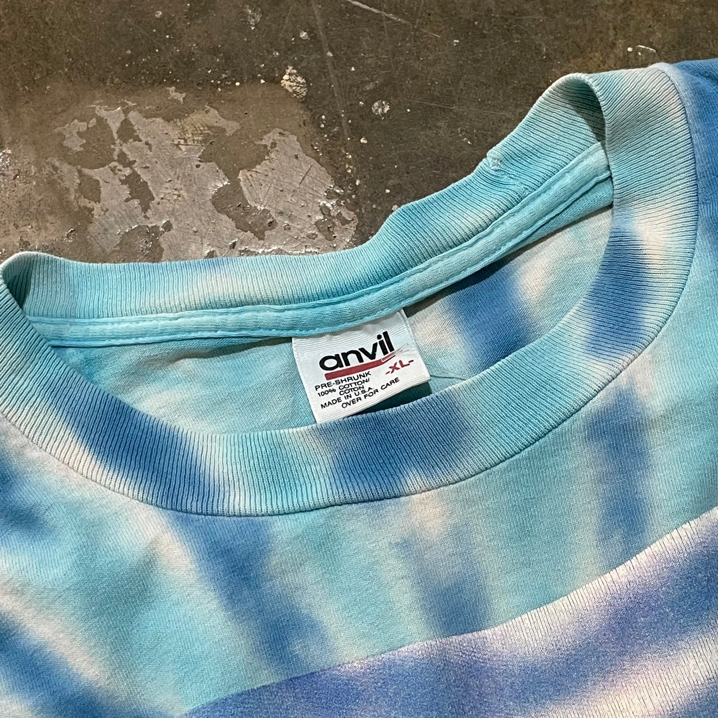 Gratefull Dead Snowboard Tie Dye Long Sleeve Tee