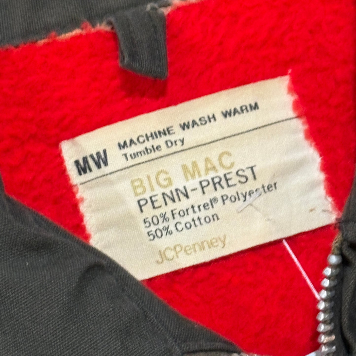 1980s Big Mac JCPenney Penn-Prest Lined Work Jacket (M)