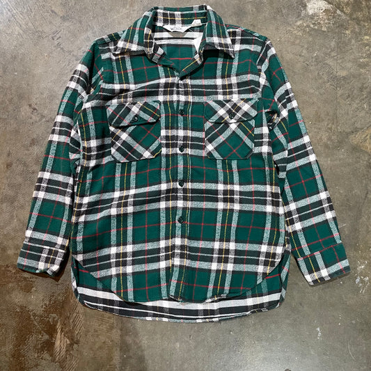 Woolrich Heavy Cotton Flannel Green Red