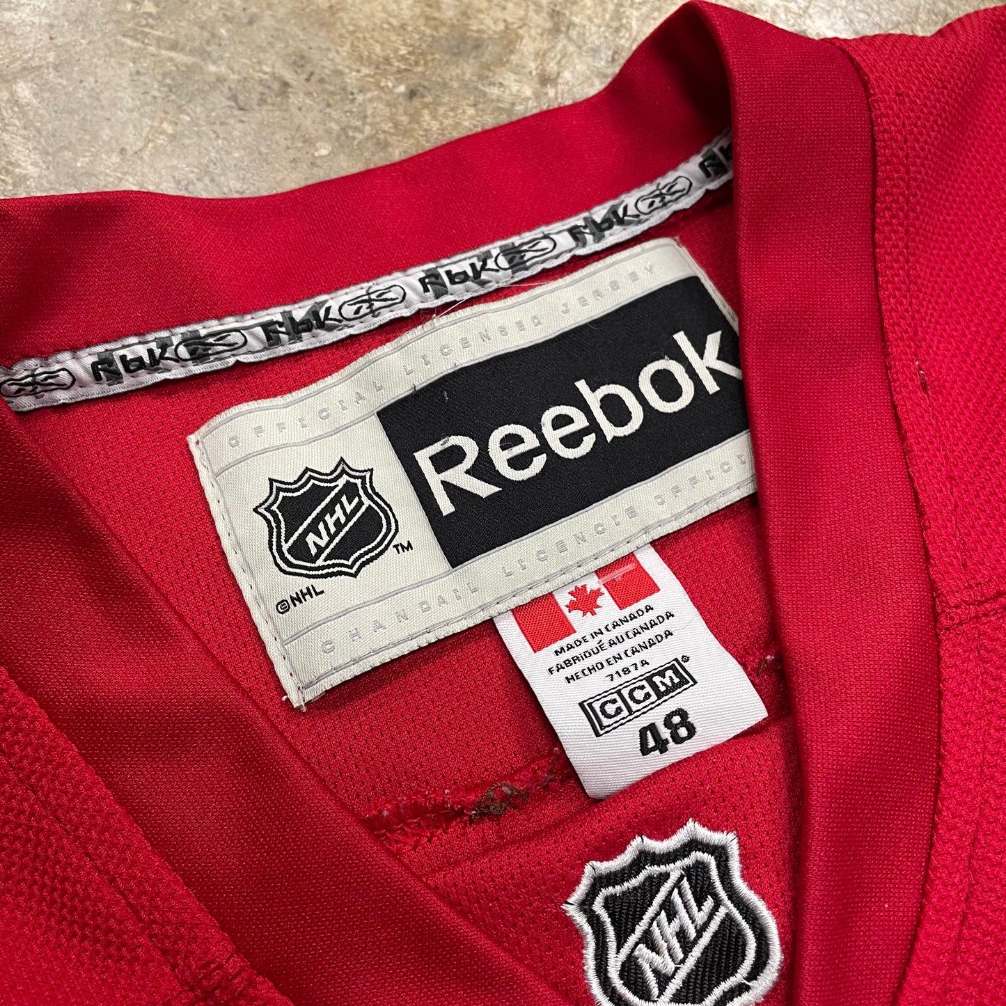 Detroit Red Wings Reebok Abdelkader NHL Jersey