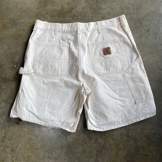 White 90s Carhartt Shorts 12