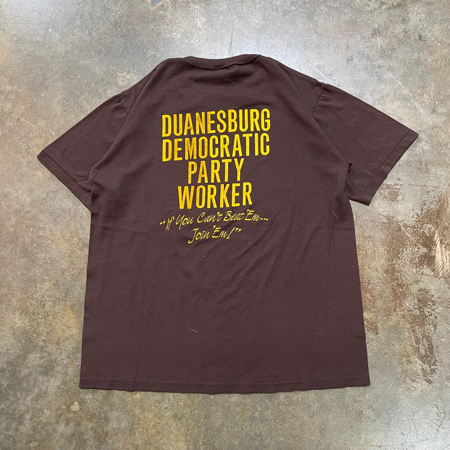 87 Rendezvous Motorcyle Brown Tee