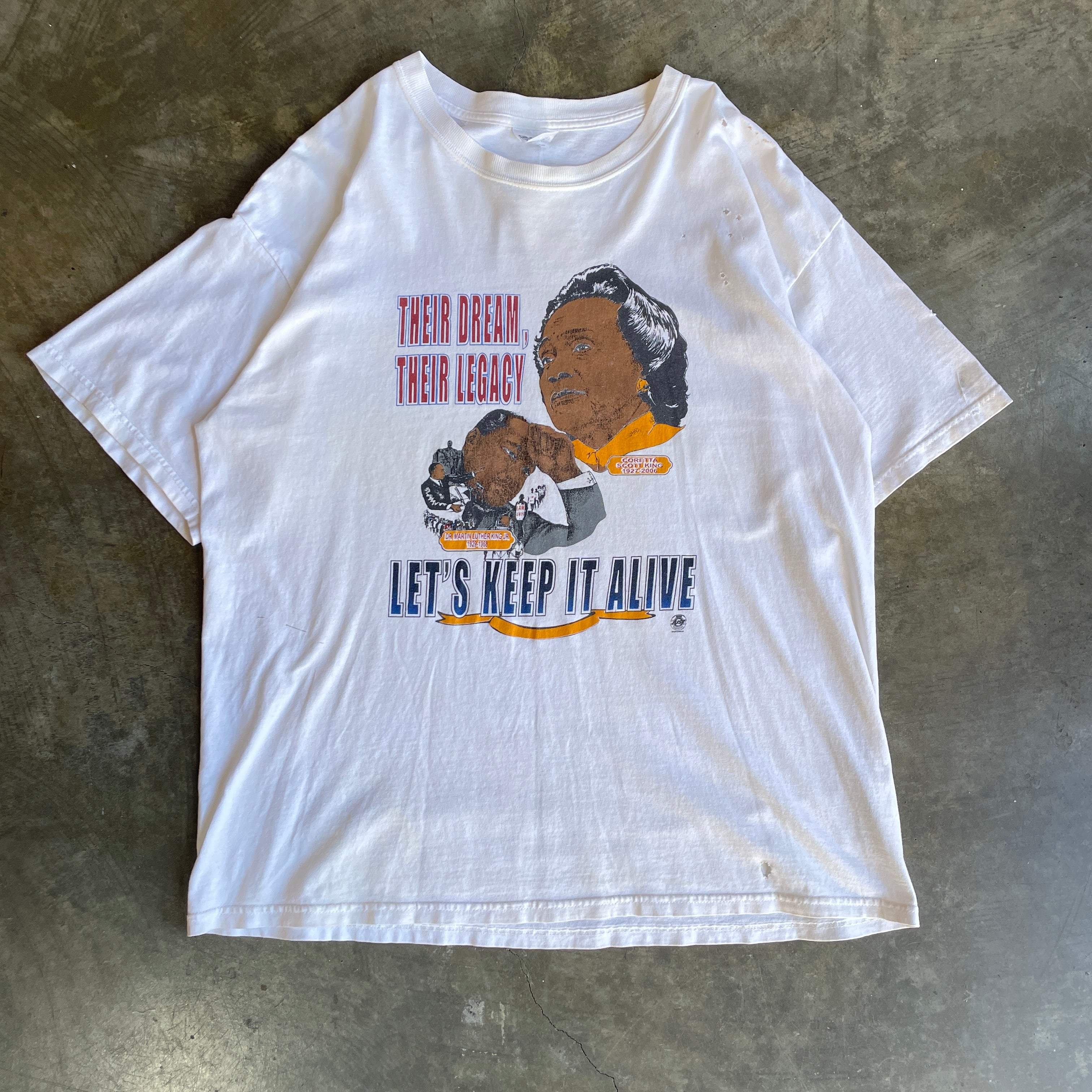 White "their dream, their legacy" Tee