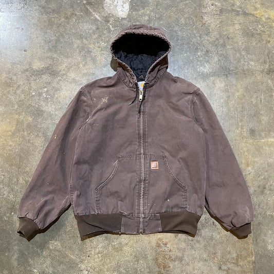 Brown Carhartt Hooded Jacket