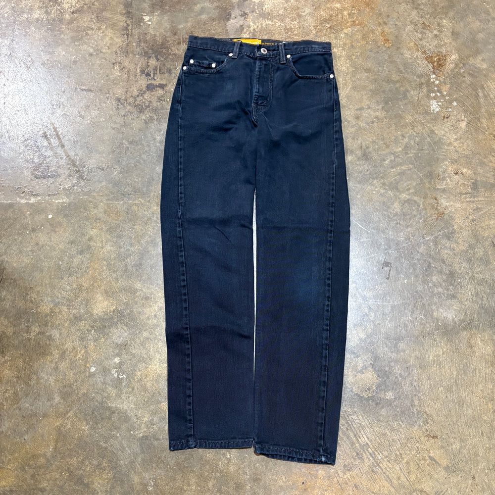 Black Levi's Silver Tab Jeans Straight