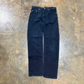 Black Levi's Silver Tab Jeans Straight