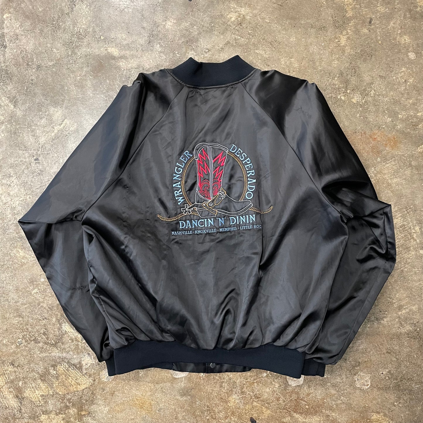 Hartwell Black Satin Jacket