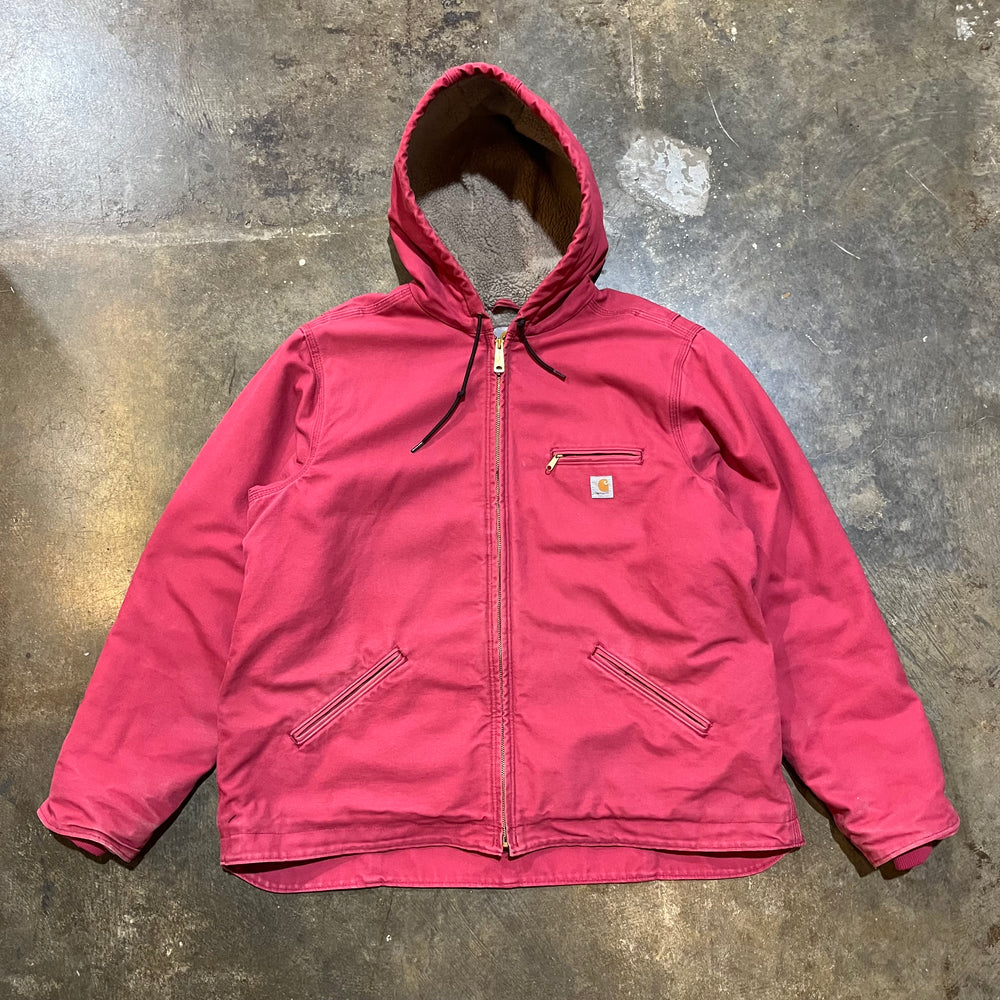 Hot Pink Womens Carhartt Hooded Jacket