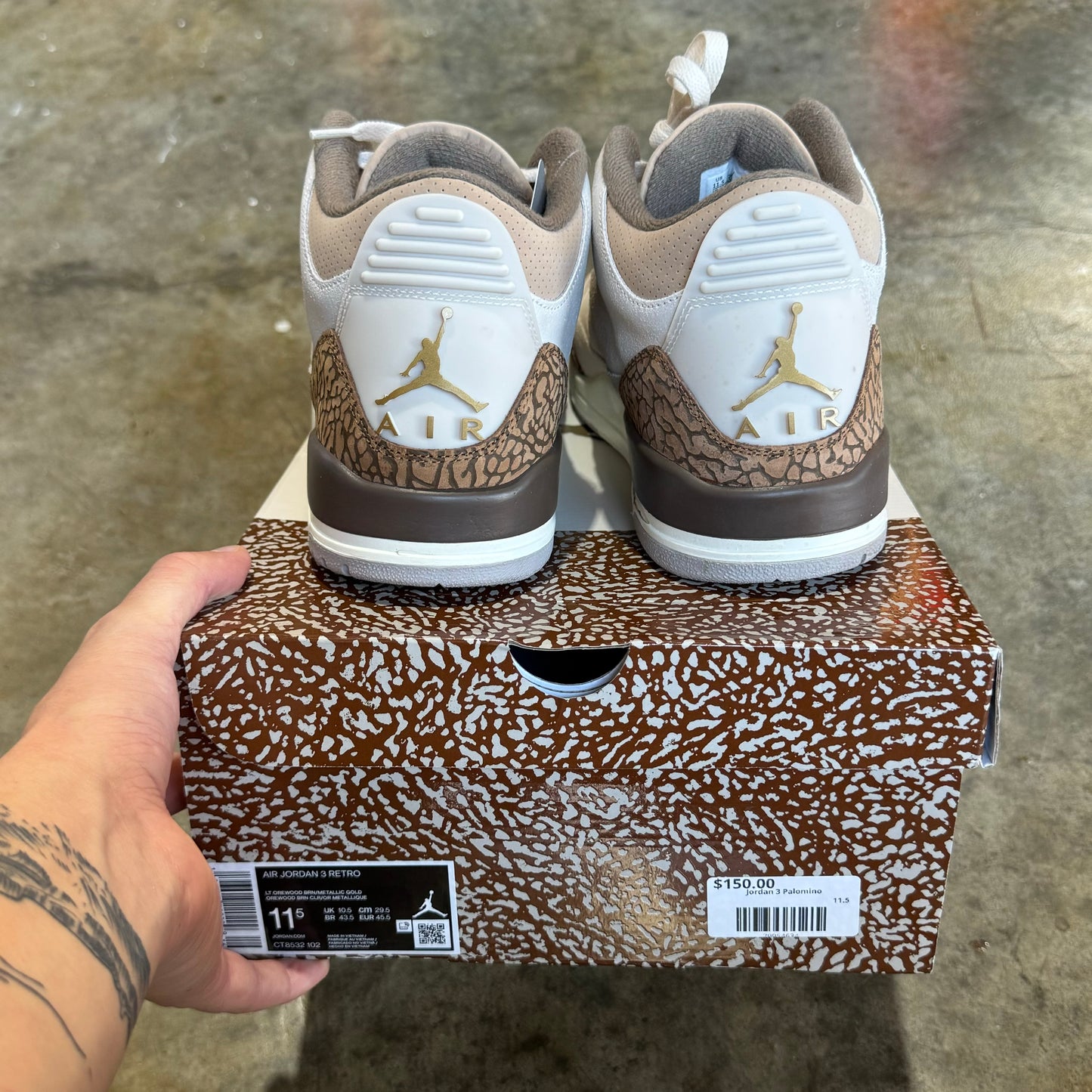 Jordan 3 Palomino