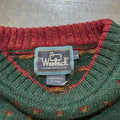 Woolrich Green/Maroon Sweater